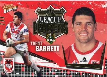 2006 Select Invincible - League Leaders #CC11 Trent Barrett Front